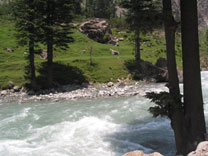swat river in ushu valley