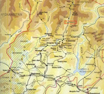 Map of Swat